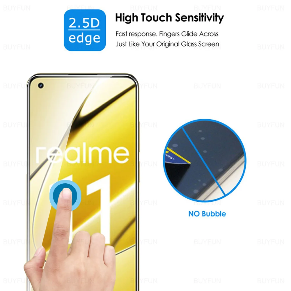 Per Realme 11 4G vetro 2 pezzi vetro temperato Realme11 5G Global Verison Realmy 11 Realmi 11 2023 pellicola proteggi schermo armatura