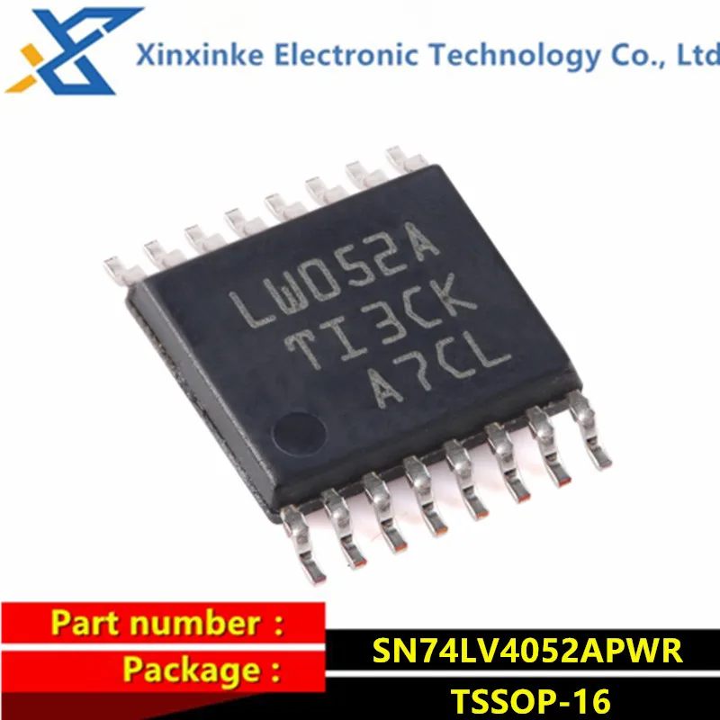 

10PCS SN74LV4052APWR LW052A TSSOP-16 Multiplexer Switch ICs Dual 4-Ch. Analog Switch ICs Brand New Original