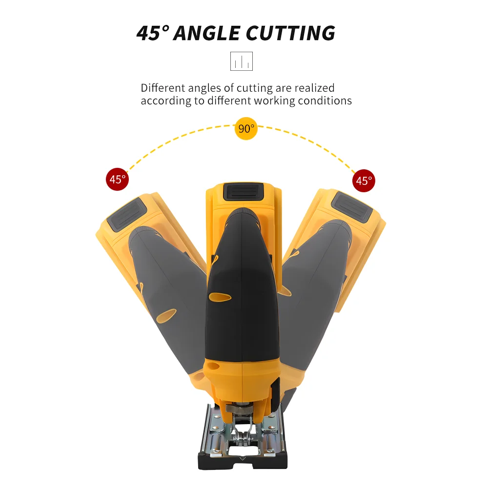 Dewalt Jig Curve Saw Lithium Electric 20V Battery Rechargeable Multi-Function Wireless Wood Cutting Brushless Motor Power Tool