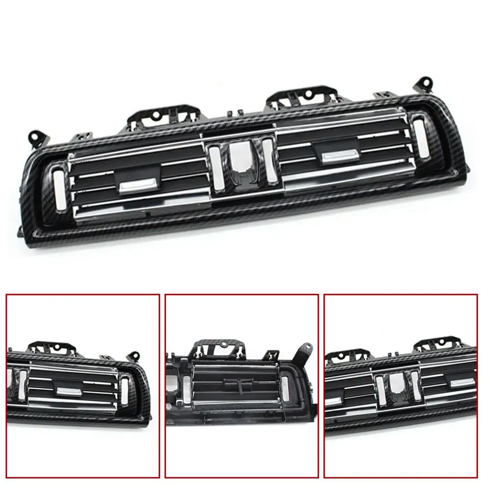 LHD RHD Console centrale cromata presa d\'aria pannello griglia copertura per BMW serie 5 F10 F11 520i 525i 528i 530i 535i 64229166891