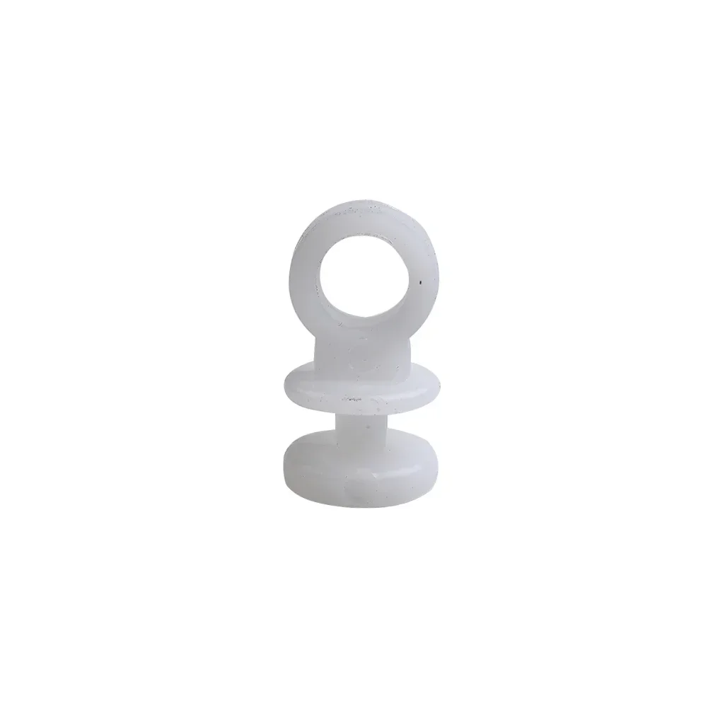 

50PCS Plastic Curtain Track Hooks Runner Fit For Camper Van Motorhome Caravan Boat White Interior Hooks Car Accessories