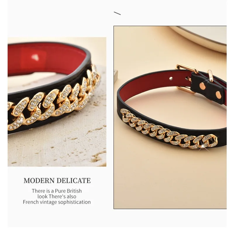 

Necklace, leather collar, dark collar, rock collar, fashionable clothing collar, retro neckline