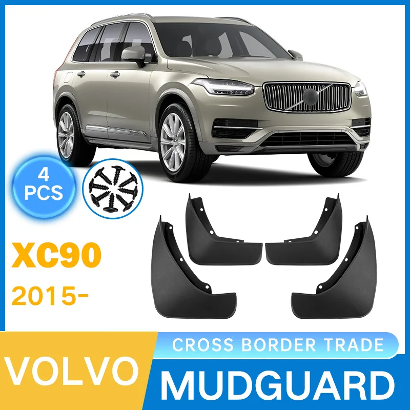

For 15-23 Volvo XC90 special car tire mudguard modification mudguard,Front Rear Flares Splash Guards Cover Car Accessorie