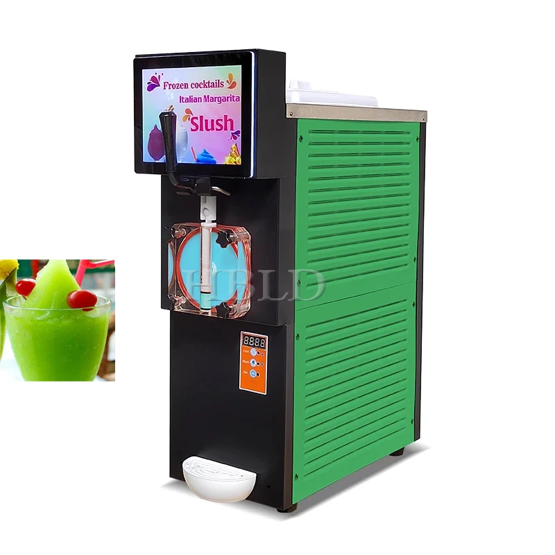 2024 New Ice Sands And Snow Mud Machine Frozen Beverage Making Machine Strawberry Milk Flavor Snow Melting Machine