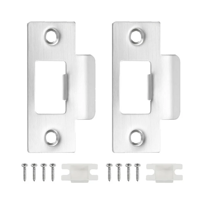 Stainless Steel Door Strike Plate Kit (2-Pack) product image