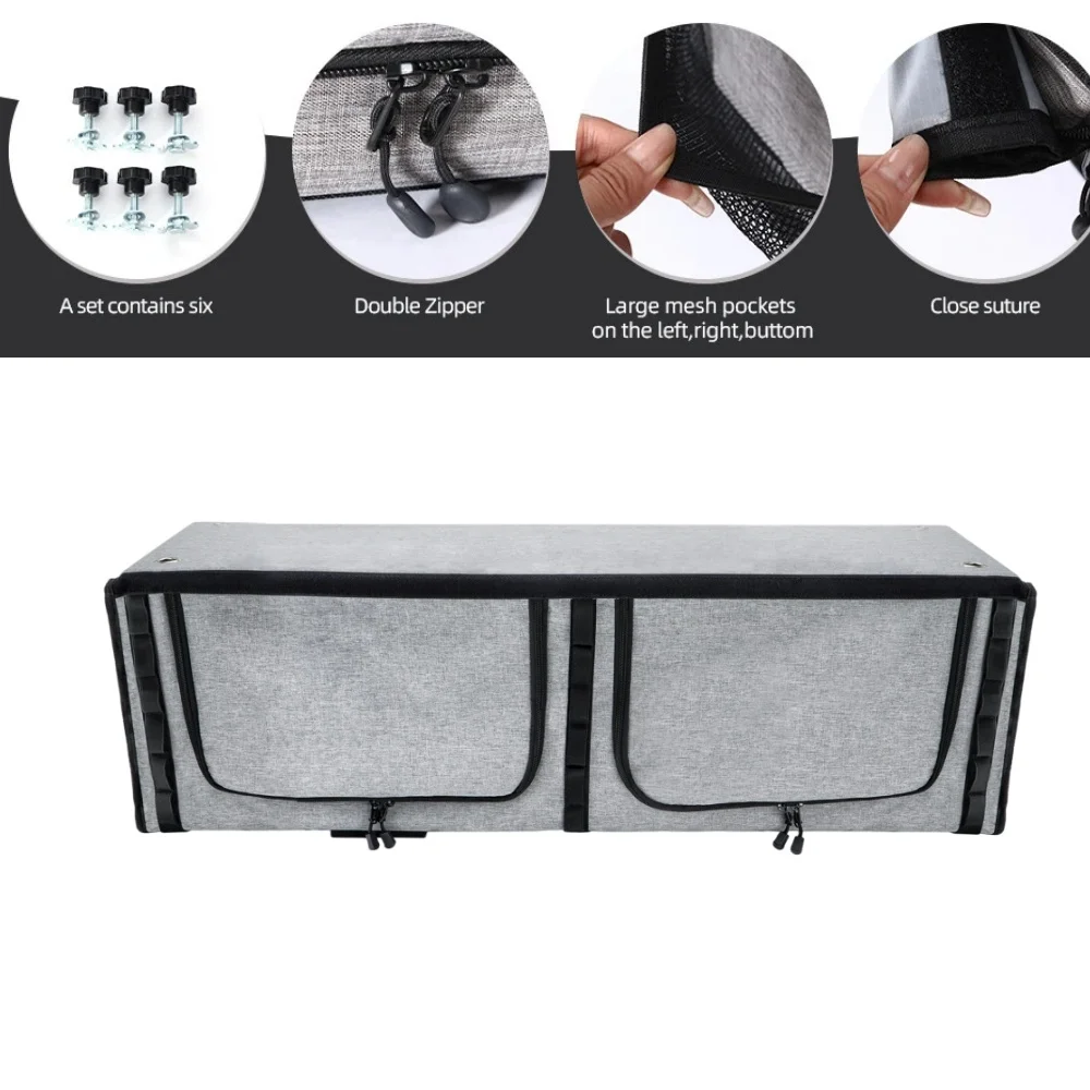 RV Overhead Cabinet Storage Felt Organizer Storage Box For Fiat Ducato Sprinter Ford Transit Caravan Motorhome Interior Storage
