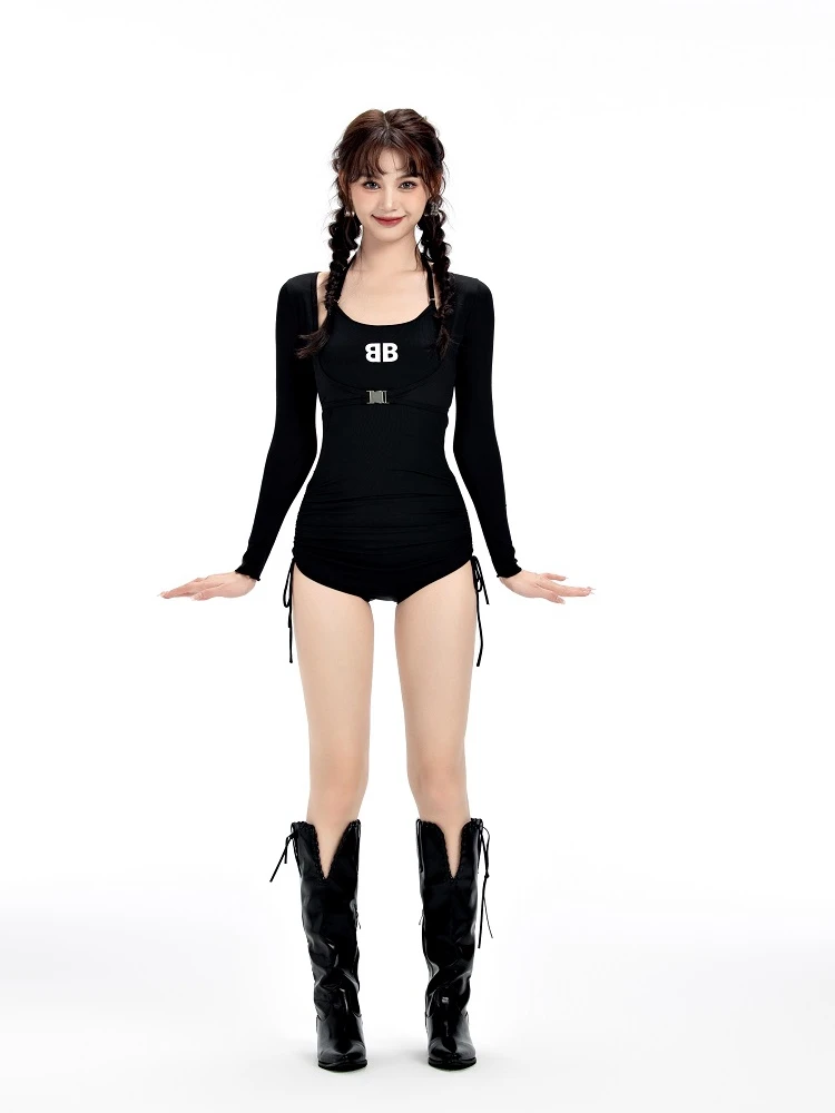 

Слитный купальник для похудения для женщин: летний, модный, для термальных источников, сексуальный, для пикантных образов, скрывающий живот, трендовый