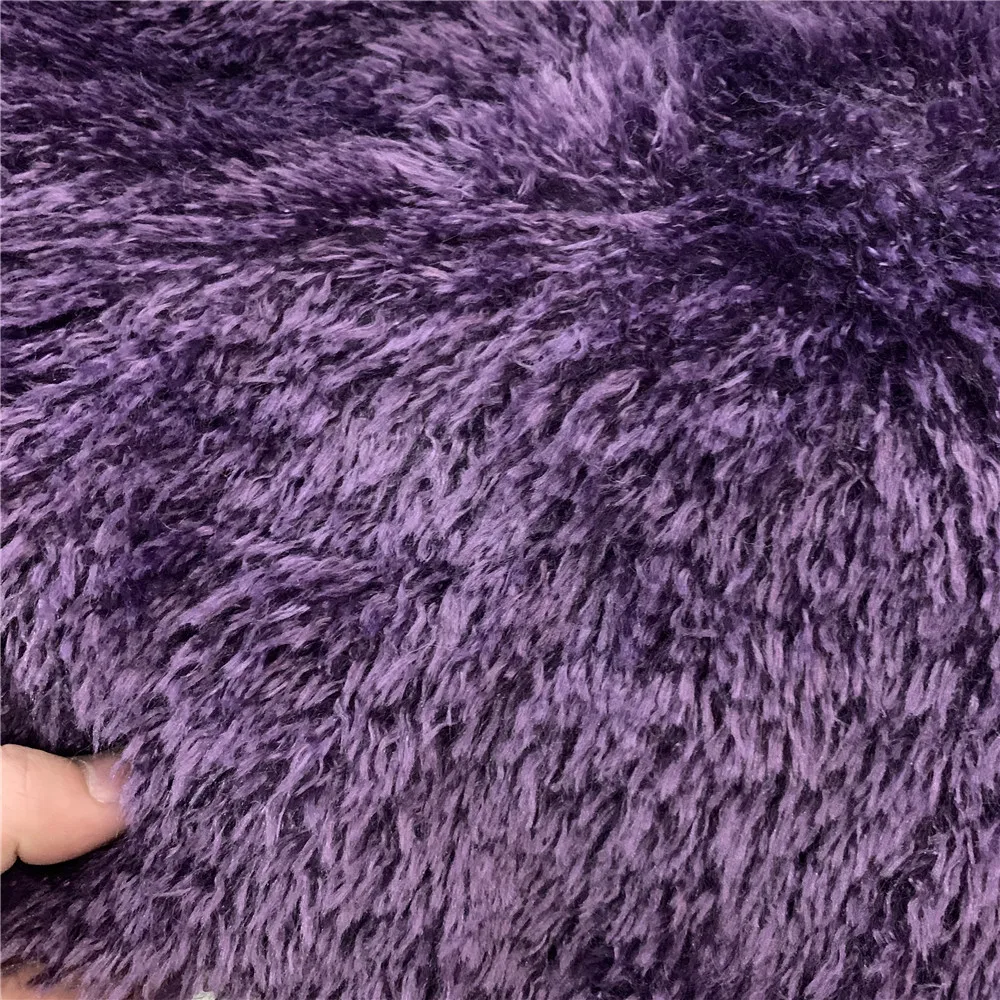 Tessuto di visone peluche di circa 3cm senza elasticità 160x90cm pelliccia di abbigliamento per bambole fai da te in poliestere artificiale calcolo