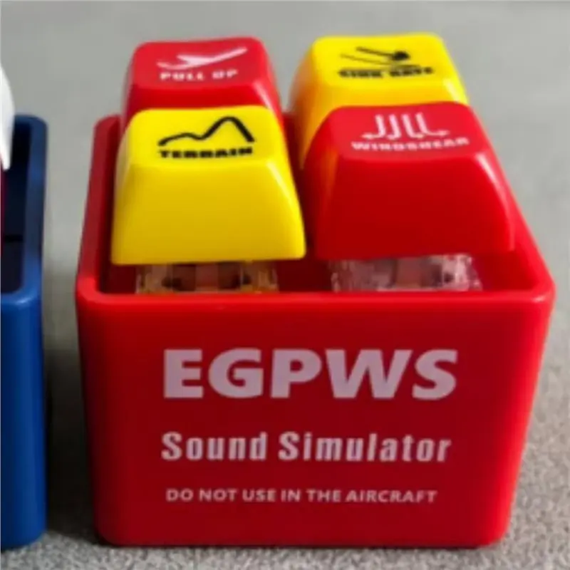 【RECOMENDAR】ชุดจำลองเสียงเตือน EGPWS รุ่นที่สอง 2 ชิ้น สำหรับนักบินและลูกเรือฝึกซ้อม