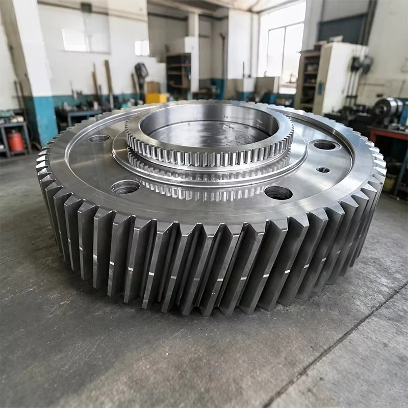 Large Diameter 10M Big Module Forging Steel Spur Gear Wheel Pinion High Precision for Tower Crane Machinery Transmit Ball Mill