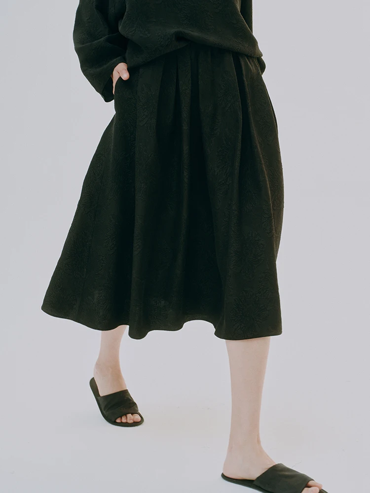 

Юбка YVONE LIU в романтическом винтажном стиле, из шелкового шифона, с плиссированным подолом, приталенная, средней длины, для женщин, повседневная, для офиса и прогулок