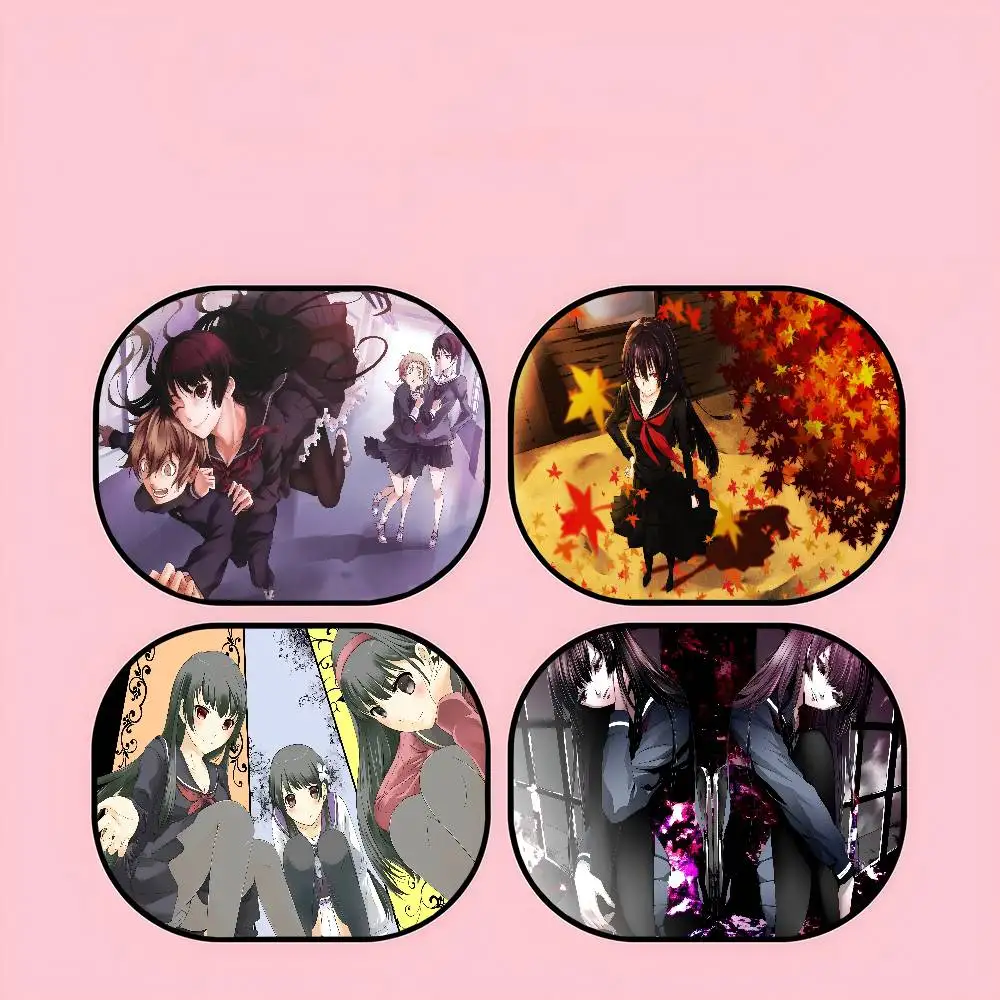 

Cartoon D-Dusk Amnesia Girl Car Sunshade Anti-UV Window Visor Children's Outdoor Sun Protection