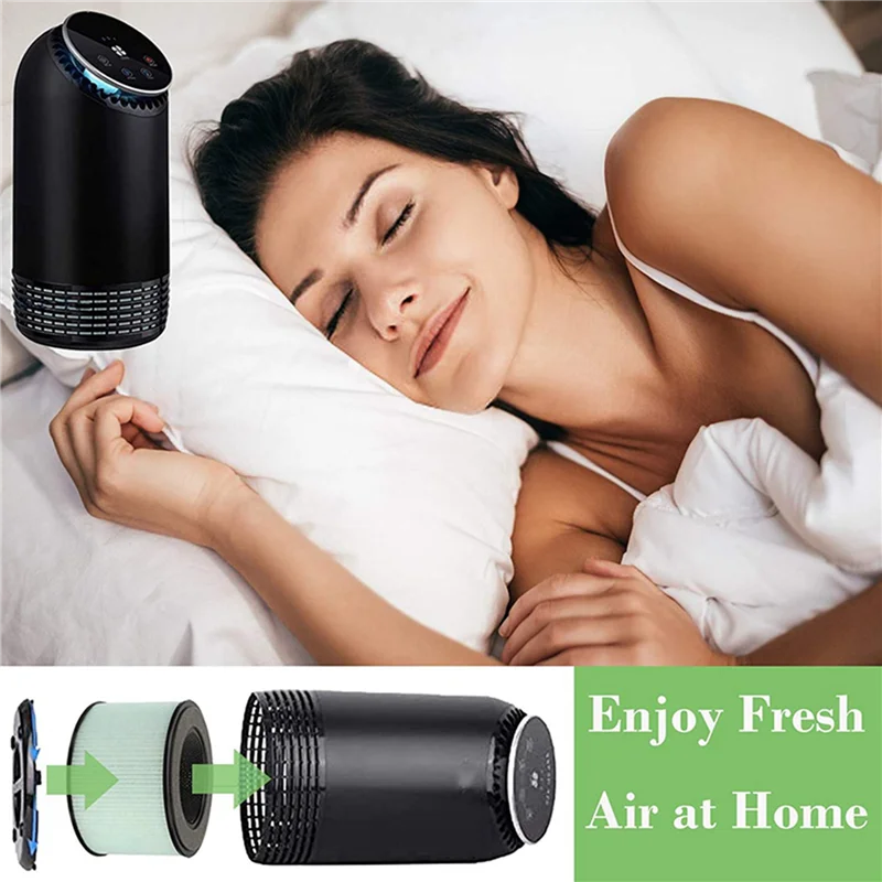 ABVI-4 عبوة بديلة لفلتر HEPA متوافق مع PARTU BS-08، ترشيح 3 في 1، فلتر HEPA الكربوني المنشط عالي الكفاءة