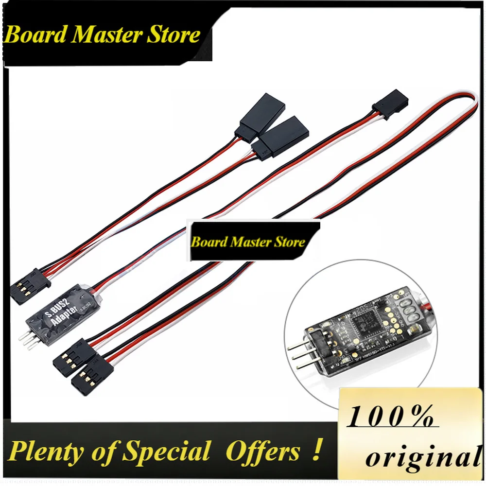 BoMaSHobbywing S.BUS2 5-9V Telemetry Adapter Data Transmission Module For Futaba Platinum V4 V5 Aircraft ESC XERUN Car ESC
