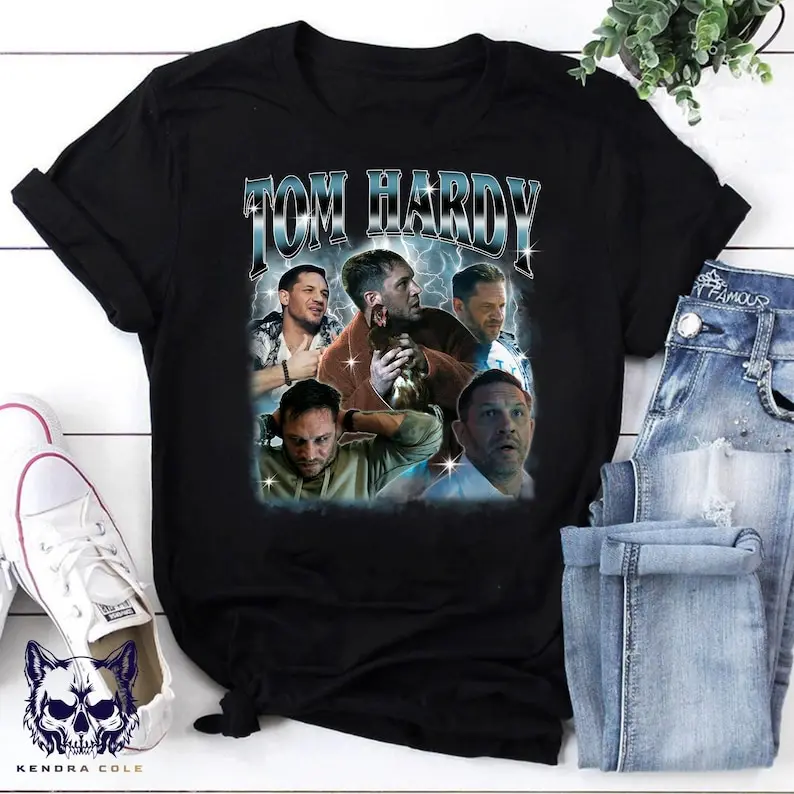 Tom Hardy Bootleg Shirt, Tom Hardy Retro 90s T-Shirt, Sweatshirt, Tom Hardy Fan Merch