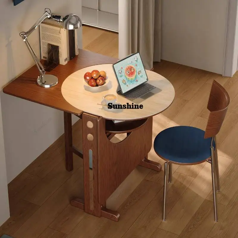 

Brown Wood Kitchen Table Ornament Minimalist Oval Extending Kitchen Table Nordic Space Saving Black Muebles De Cocina Furniture