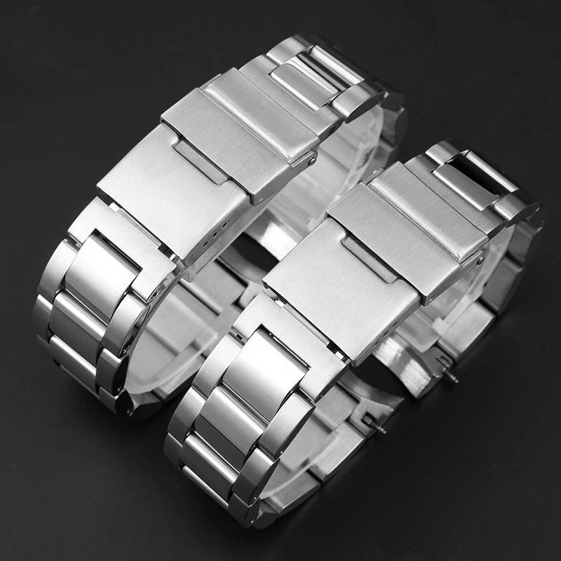 For Longines HydroConquest 21mm Watch Band Stainless Steel Metal Watch Bracelet Solid Steel Band Diving Watch Bracelet view 2