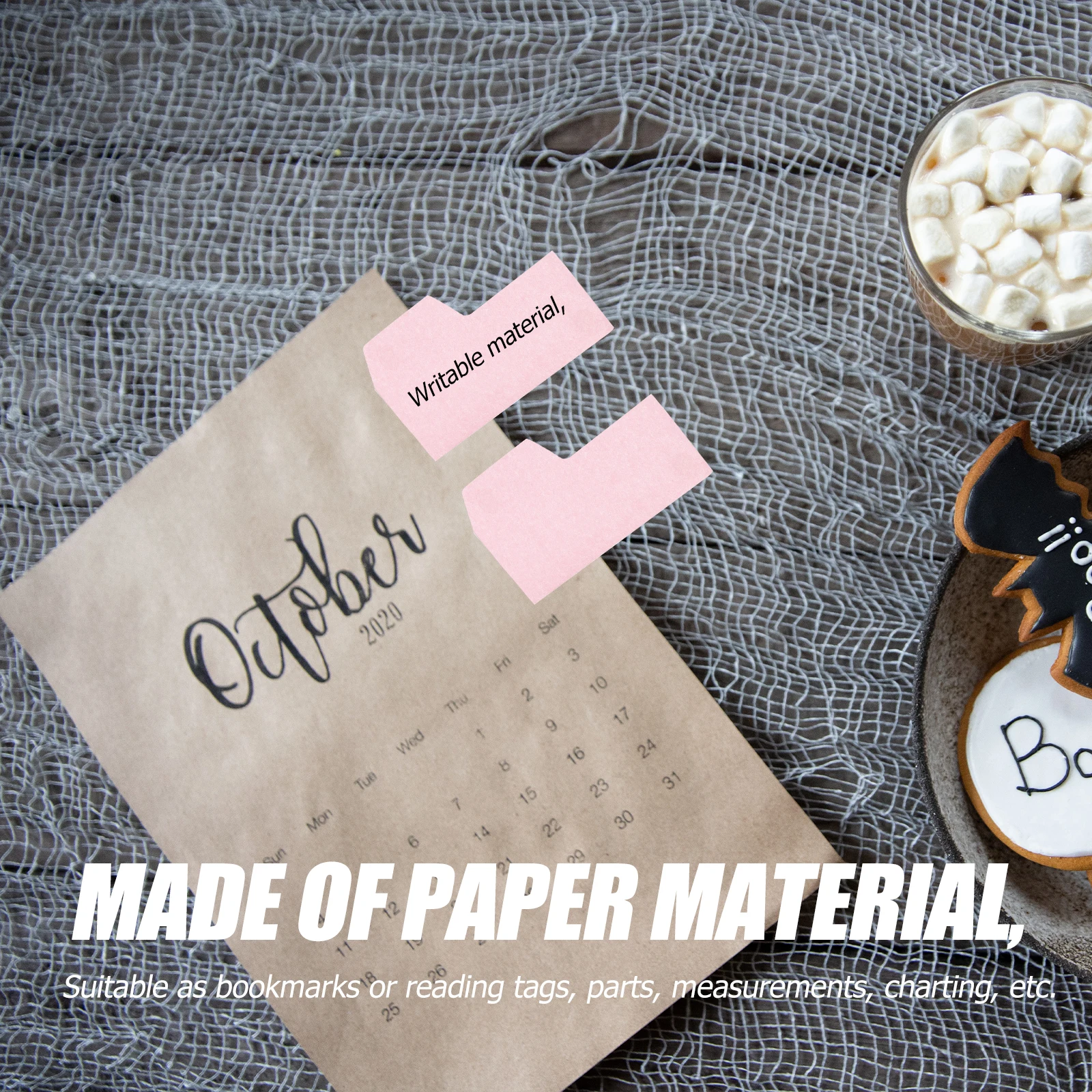 

6 Pcs Gradient Notes Memo Stickers School Transparent Sticky Fresh Book