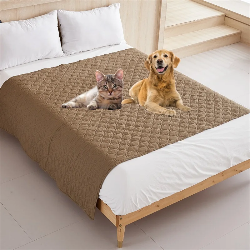 Anti-Schmutz-Tagesdecke, Matratzenbezug, Haustiere, Hunde, Kinder, Katzen, Matratzenbezug, atmungsaktiv, kühle Bettmatte für Schlafzimmer, Heimbeschutz