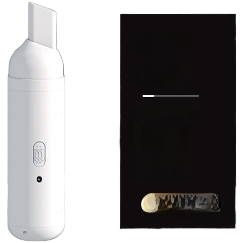 Portable for Handheld Vacuum Cleaner for Car For Home Office Cleaning USB Rechargeable 30 Min Runtime 4.1x4.1x17.5cm White