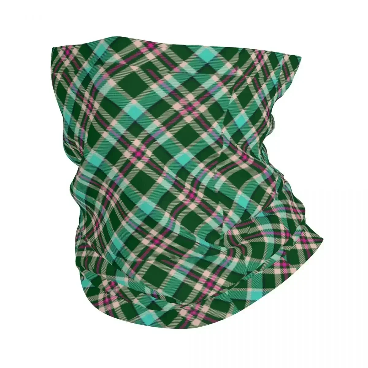 

Fall Plaid Tartan Pattern Bandana Neck Cover Printed Magic Scarf Multifunction Balaclava Cycling Unisex Adult Winter
