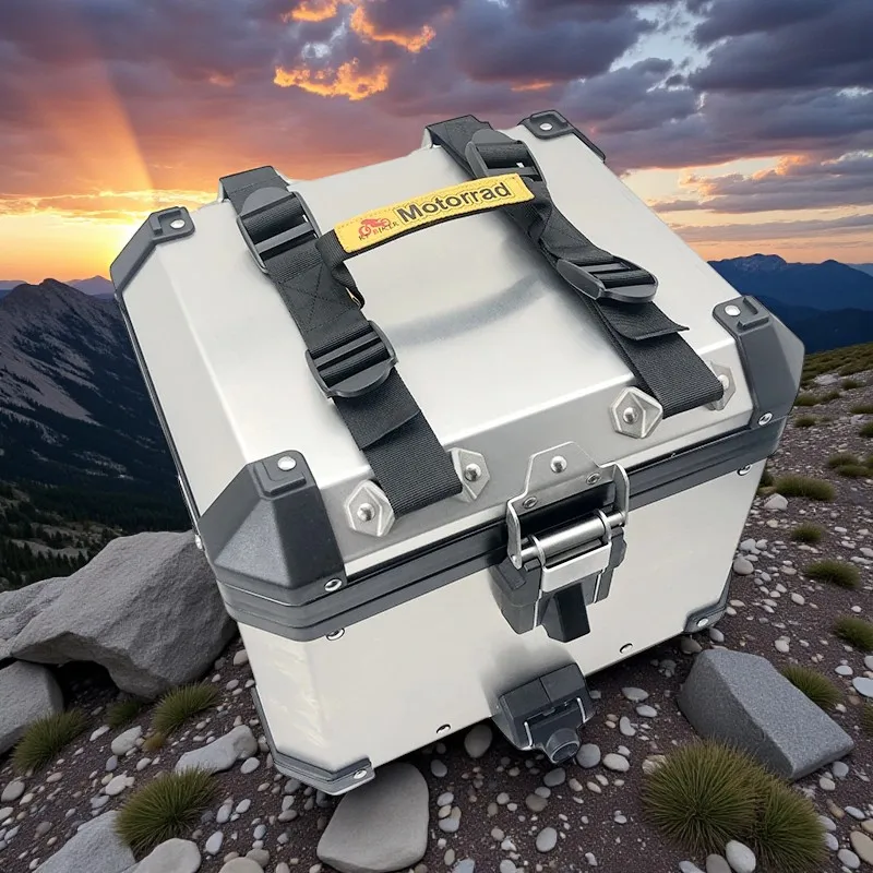 Universal Side Box Handle Strip Strap Aluminum Alloy Pannier Top Case For BMW R1250GS For Benelli TRK702 For CFMOTO 450MT