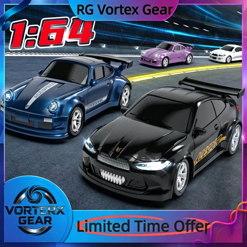

【In Stock】1/64 Four-Wheel Drift Remote Control Car Rc Mini Racing Car With Adjustable Speed Entry-Level Drift Car Boy'S Gift