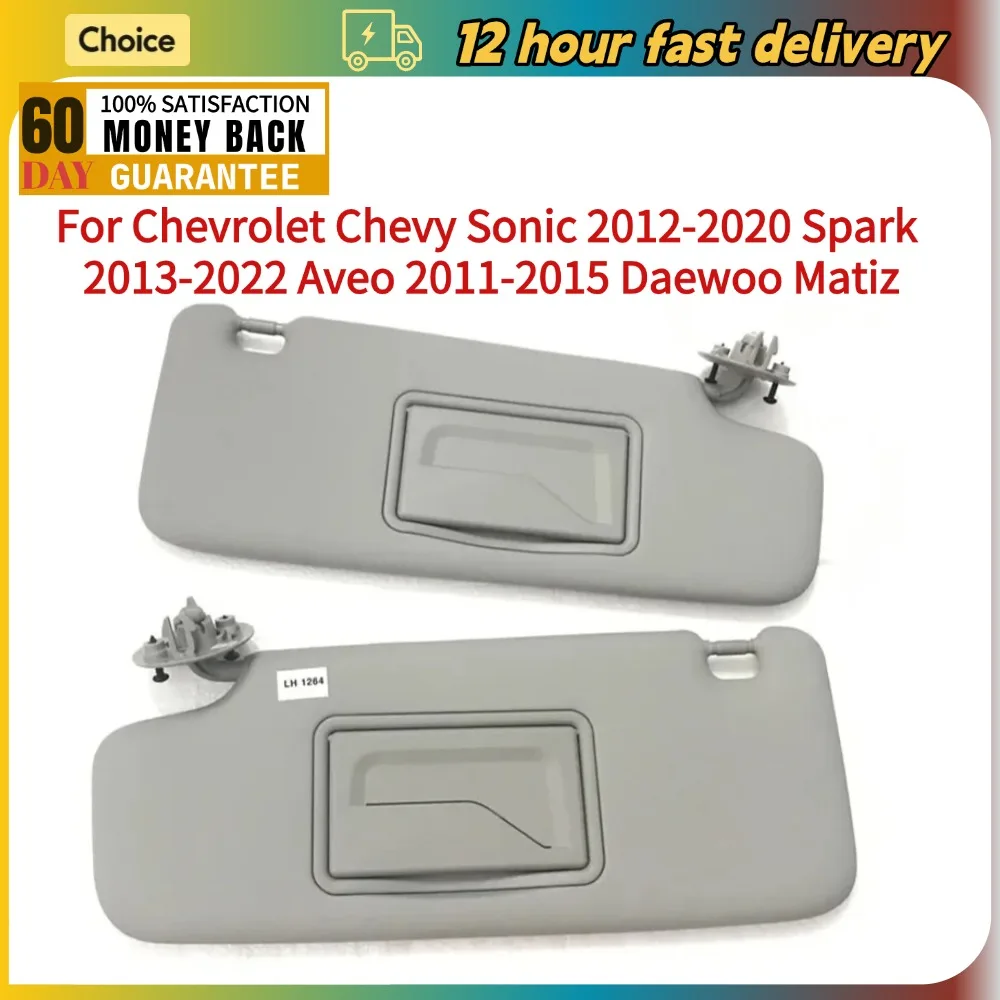 

Car Interior Sun Visor For Chevrolet Chevy Sonic 2012-2020 Spark 2013-2022 Aveo 2011-2015 Daewoo Matiz Panel With Makeup Mirror