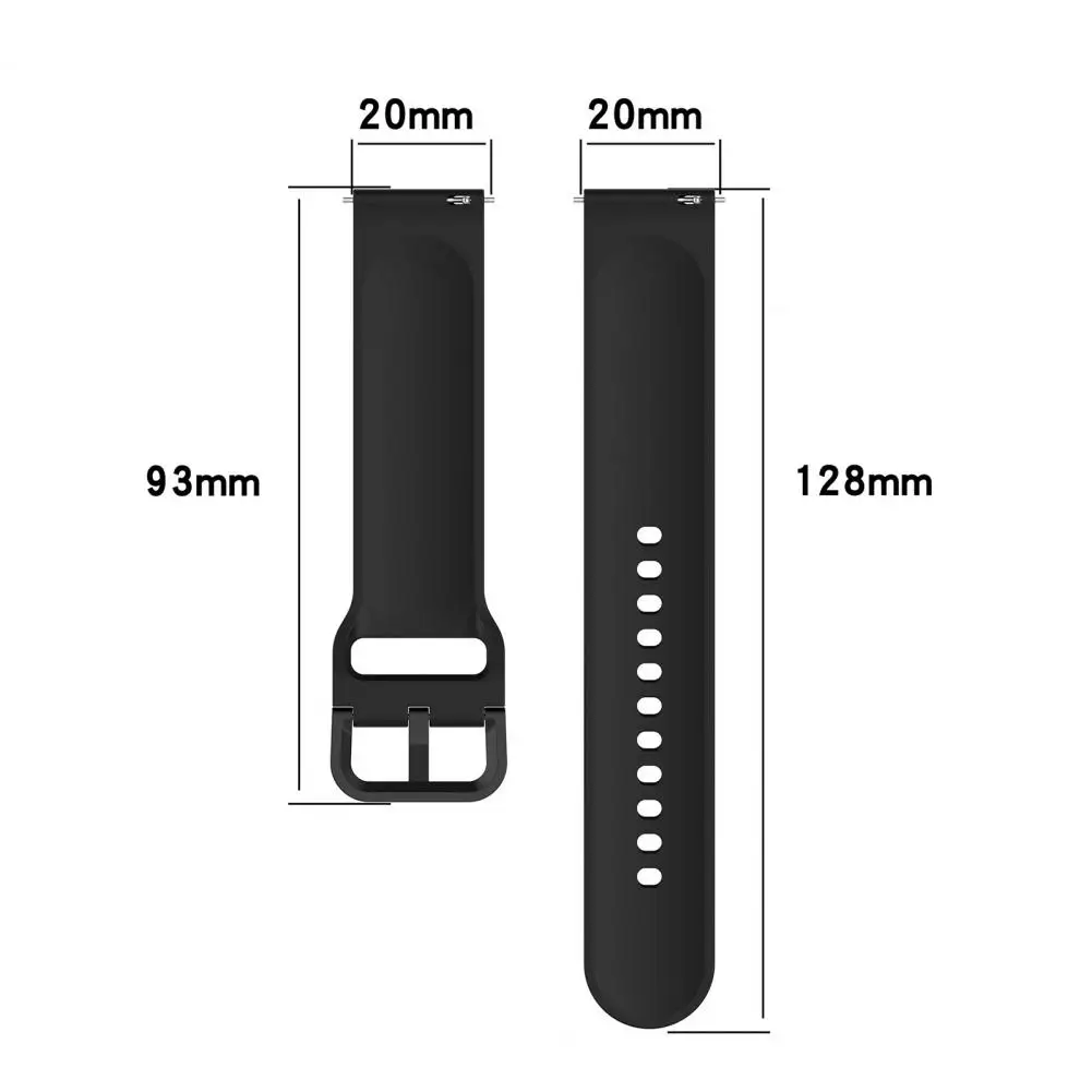 Resistente à sujeira elegante pulseira relógio inteligente, Silicone Wristwatch Strap, À prova d'água