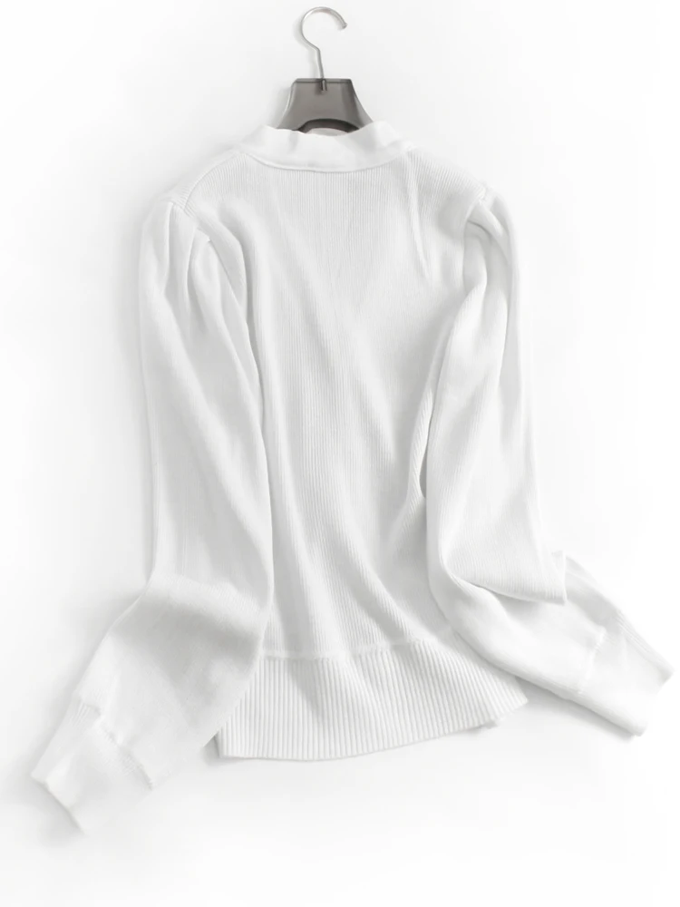 سليم صالح V Ne فقاعة Sve طويل Sve محبوك سترة مفتوحة المرأة سترة لون نقي الخريف جديد Sle G343 Faionable... #2