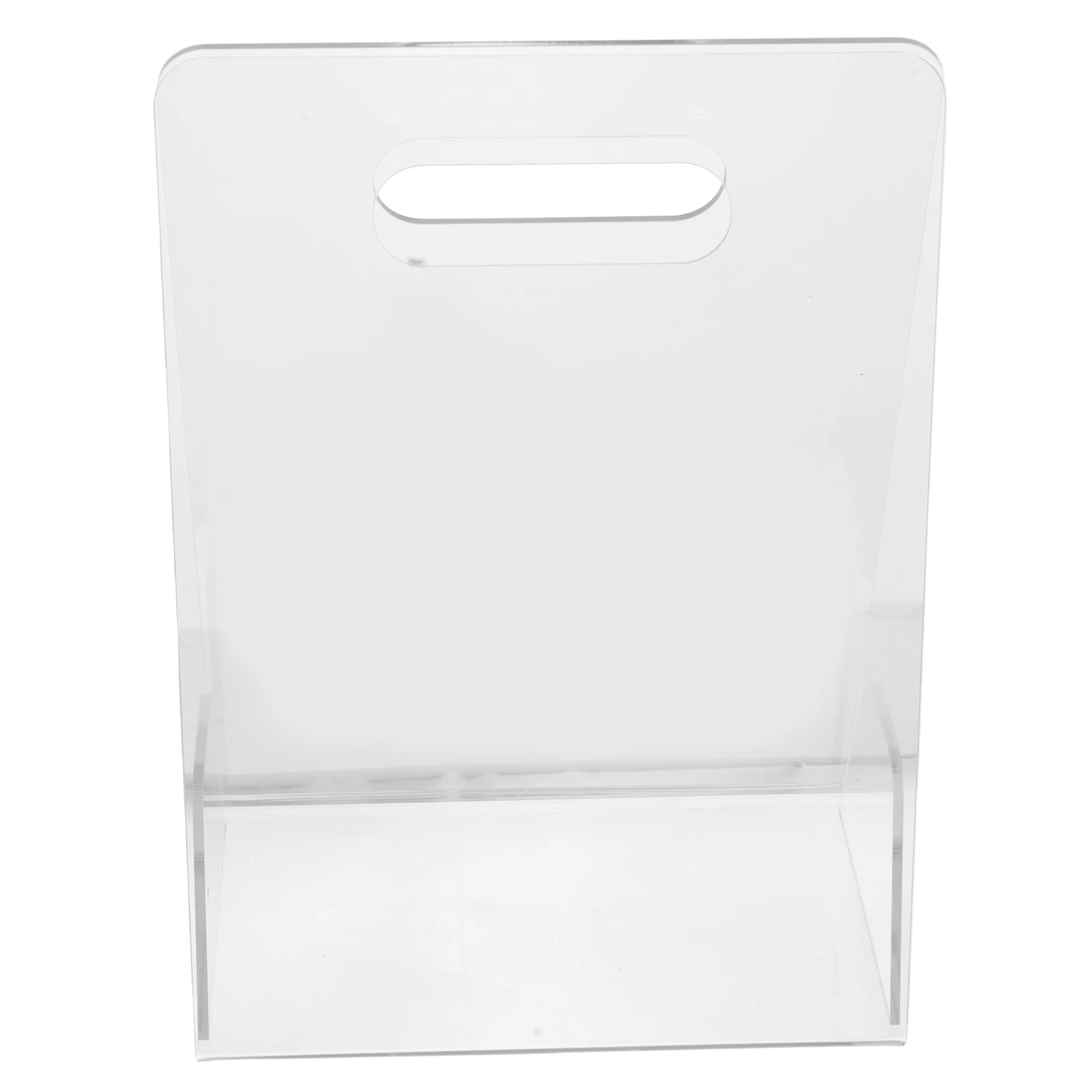 

Transparent Acrylic Flower Box Handheld Vase Portable Bag for Artificial Flowers Bridesmaid Decorative Container Preservation