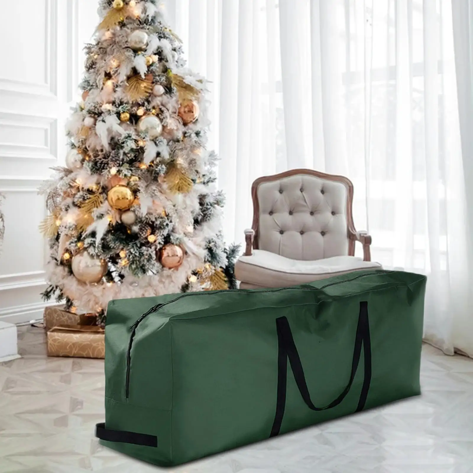 Christmas Tree Storage Bags Foldable Waterproof Christmas Tree Storage Bag Large Capacity Quilt Clothes Dust-Storage Bag