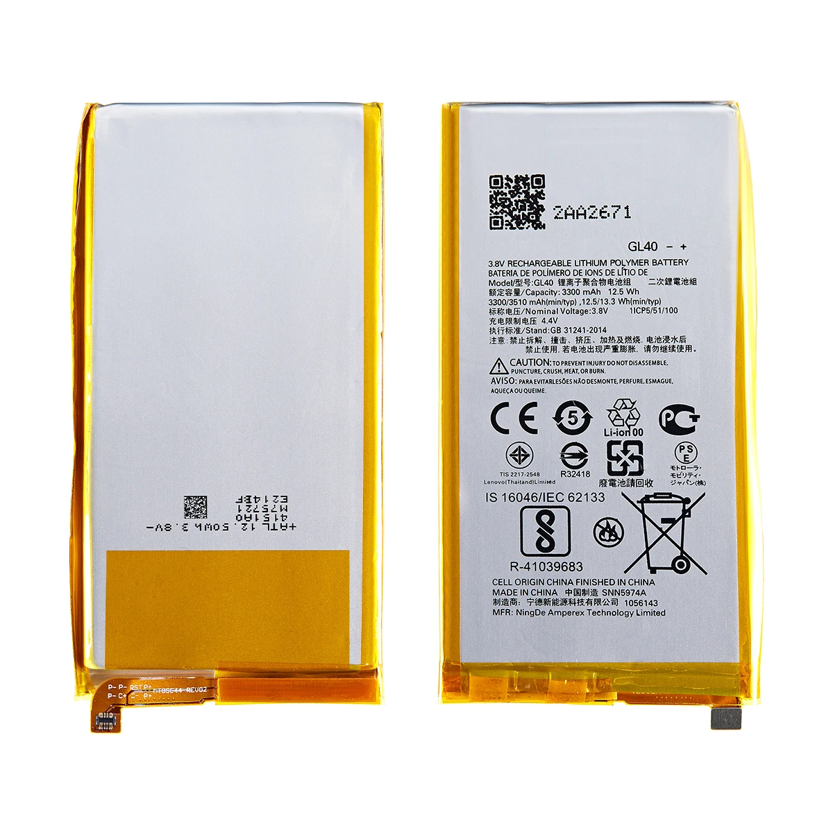 100% Original GL40 3510mAh Battery For Motorola Moto Z Play Droid XT1635 XT1635-01 XT1635-02 XT1635-03 Mobile phone+Tools