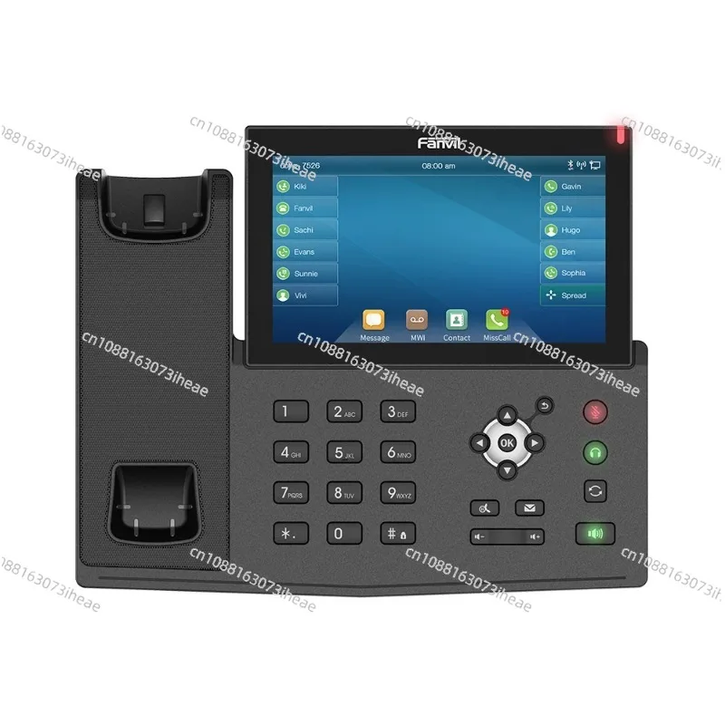 Fanvil-Puzzles à ecran اللمس، 7 أكياس، X7، 20 lignes SIP، WiFi Integré، الهاتف الذكي IP d' Entreé