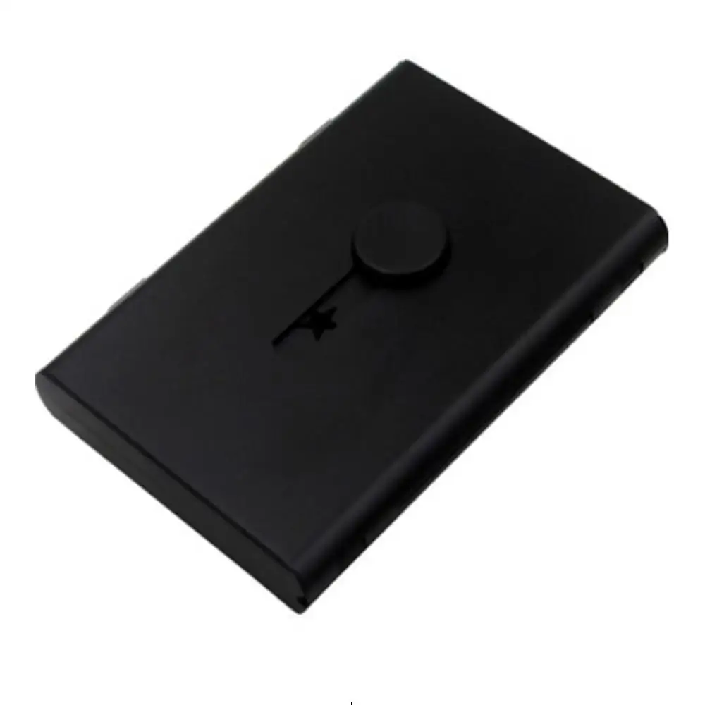 Men Metal Scrub Hand Push Credit Card Holder Aluminum ID Card Case Thumb Slide Out Business Name Card Holder Pocket Card Case