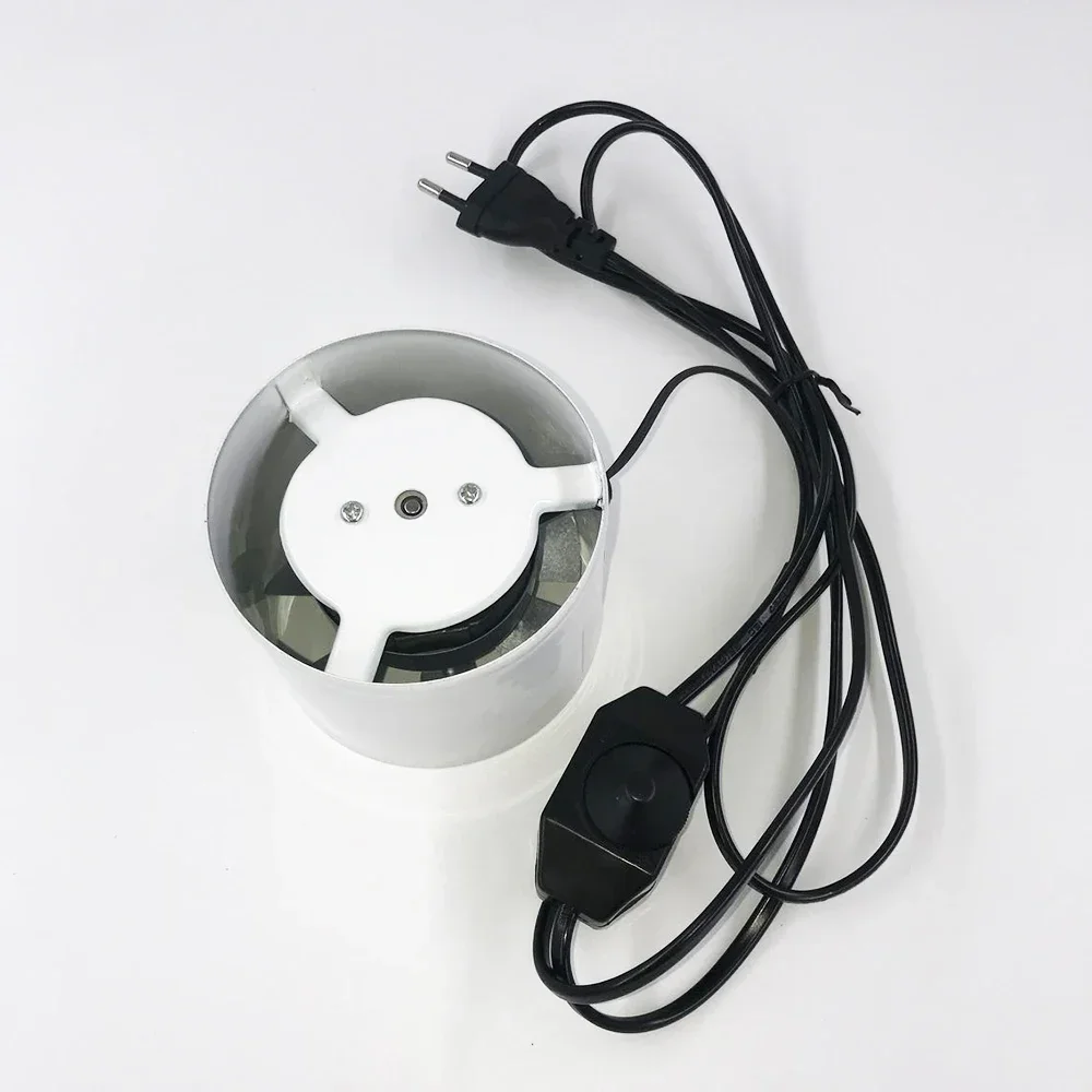 220V Home Silent Inline Pipe Duct Exhaust Fan Bathroom Extractor Kitchen Toilet Air Ventilation