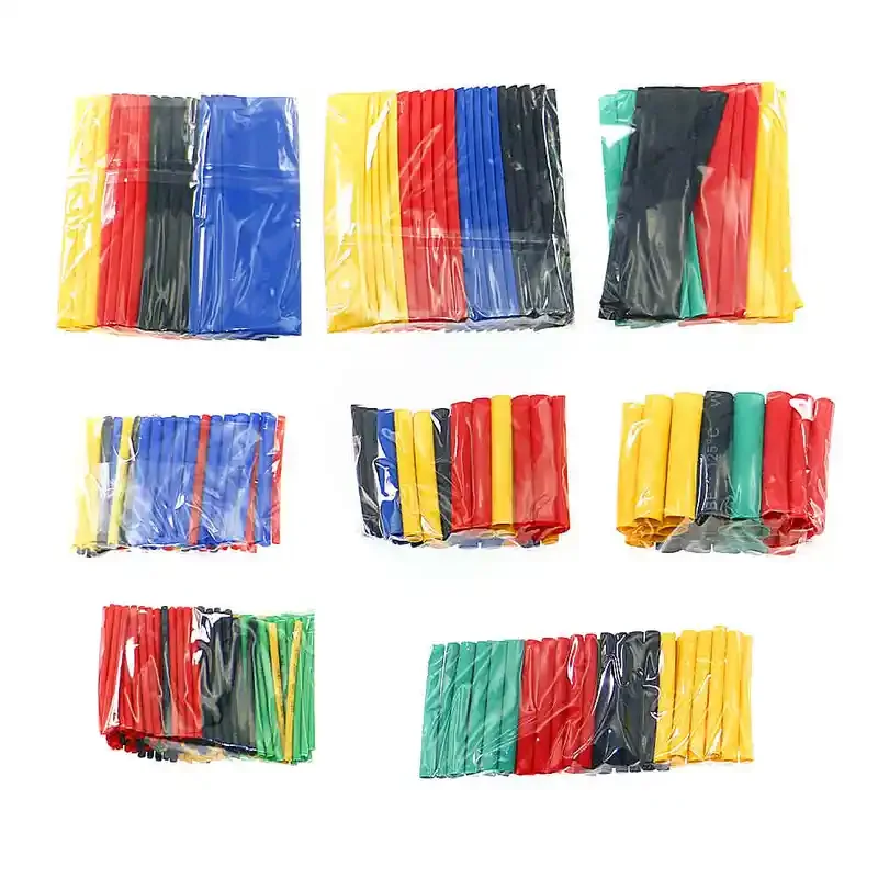 328pcs 2:1 Polyolefin Halogen-Heat Shrink Tube Sleeving 5 Color 8 Size Assorted kit set