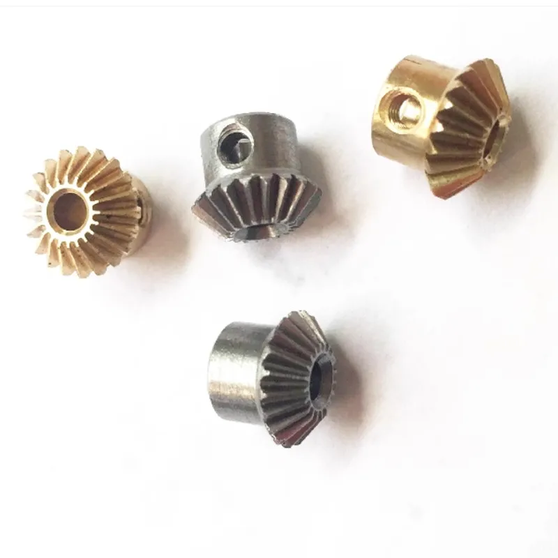 1set 0.5M 1:1 0.5M20T 90 Degree Transmission Steel Brass Copper Bevel Gear view 2