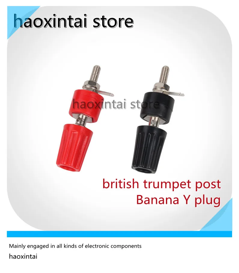 1pcs   New UK DELTRON amplifier speaker speaker terminal 4MM banana socket LS3 5A terminal