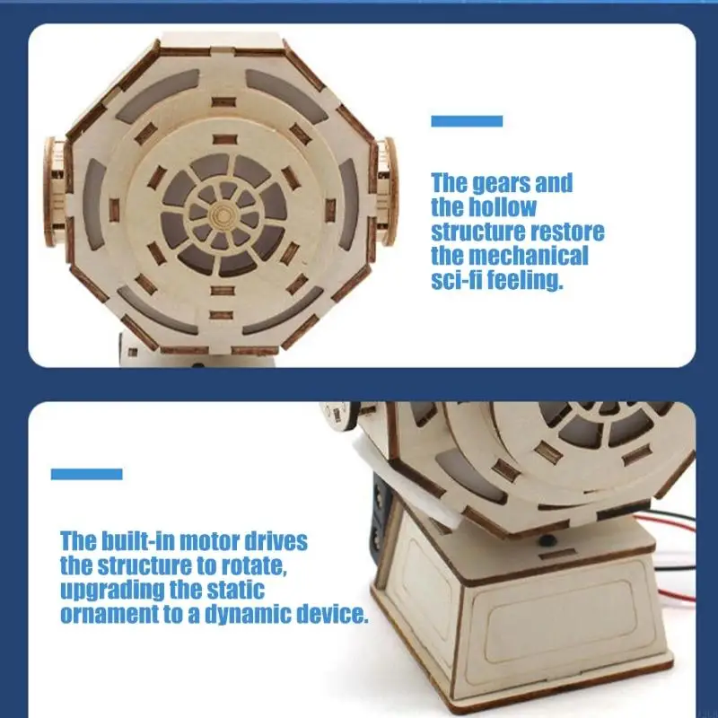 Hölzerne Zeitmaschinen-Montagesätze, Bastelprojekt-Spielzeug für Kinder, sicheres Lernspielzeug zur Stimulierung von Kreativität