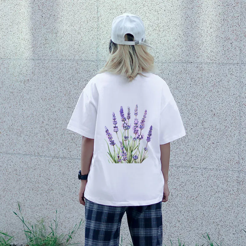 Beautiful Flower Heat Sticker On Clothes DIY Washable Iron On Transfer For Clothing Bag Colorful Patch On Clothes Hat Appliqued