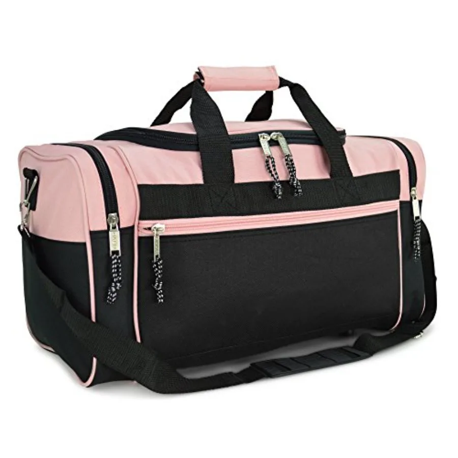 

21" Blank Sports Duffle Bag Gym Bag Travel Duffel with Adjustable Strap in