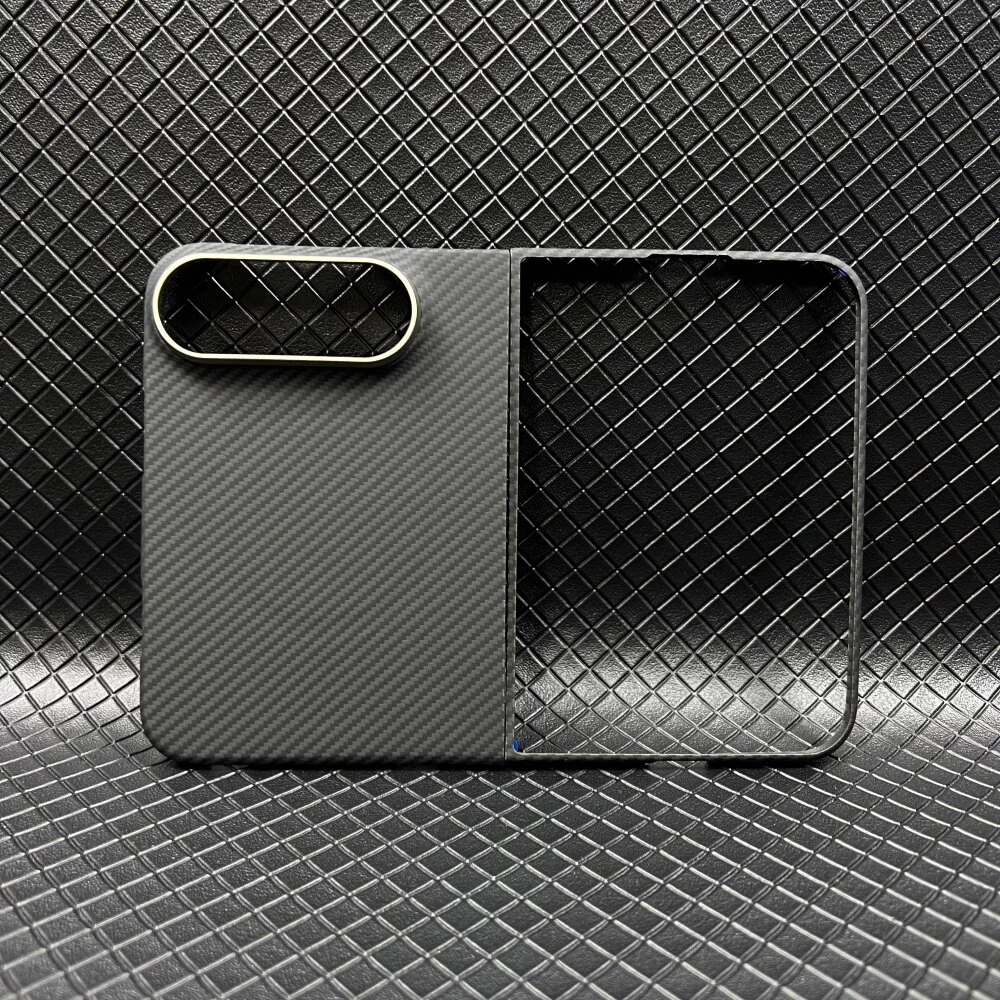 Kevlar texture Carbon Fiber Magsafe Case For iphone Duo Wide High Quality Busienss Slim Hinge ultra-thin Protection Cover
