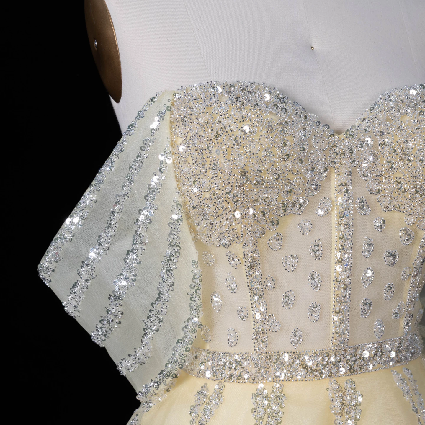 Sharon Said Luxuriöses Rüschen-Ballkleid in Rosa, Elegantes Gelbes Abendkleid, Formelles Ballkleid 2026 für Damen, Hochzeitsfeier, SS612, Maßanfertigung – Detail 16