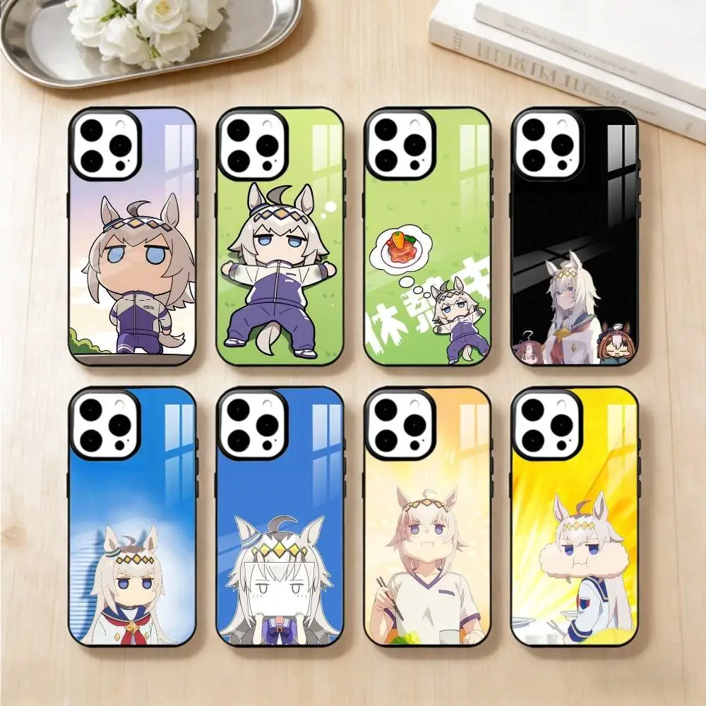 

U-Uma M-Musume O-Oguri C-Cap Phone Case For iPhone 14,16,15,13,17,12,Plus,Pro,Max Magnetic For Magsafe Frosted Cover