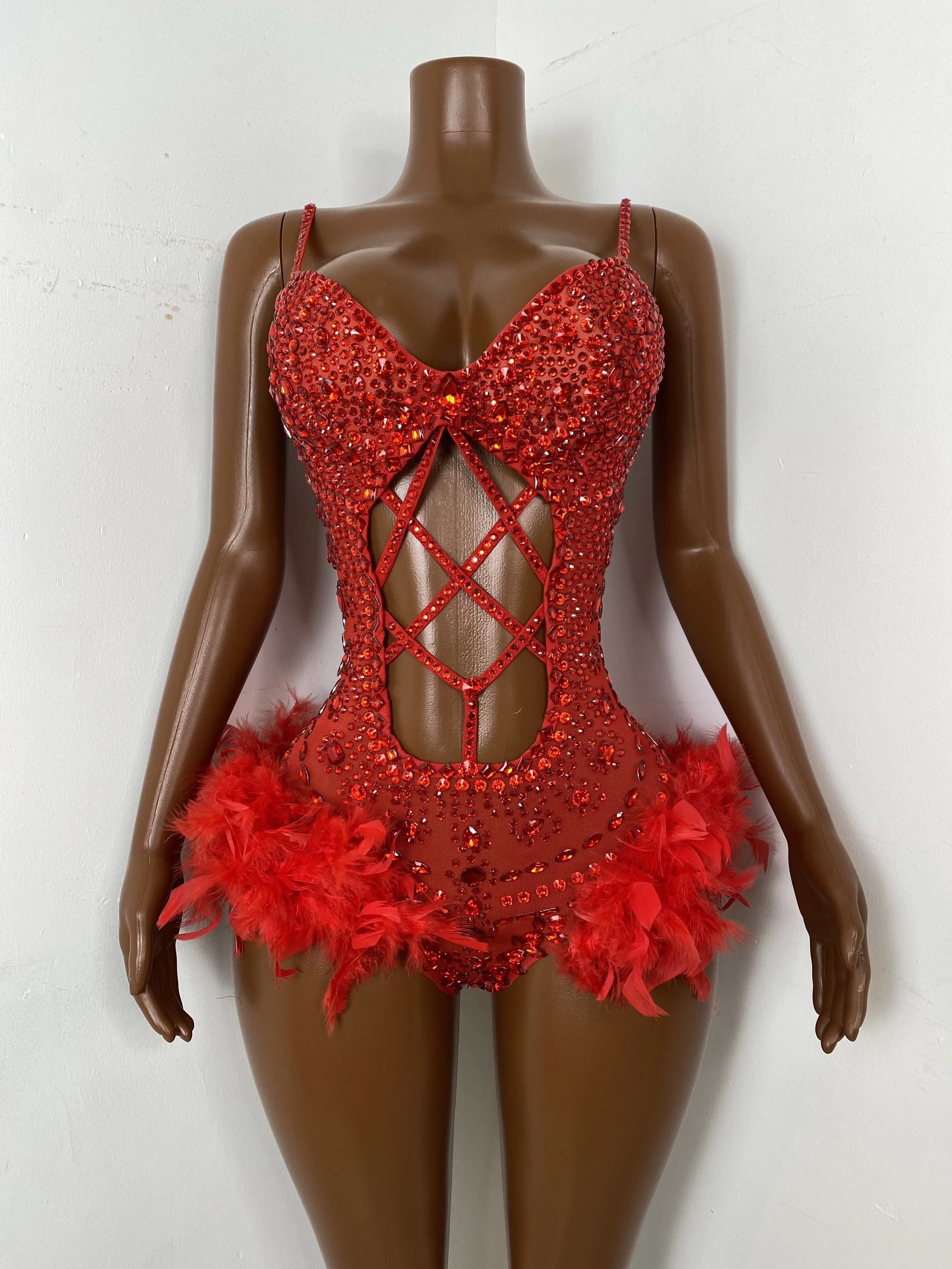 Pink Red Shiny Sequin Diamonds Silver Bodysuit Performance Dance Singer  Costume Sexy Party Nightclub Stage Cheerleader Bodysuit - AliExpress  200000345