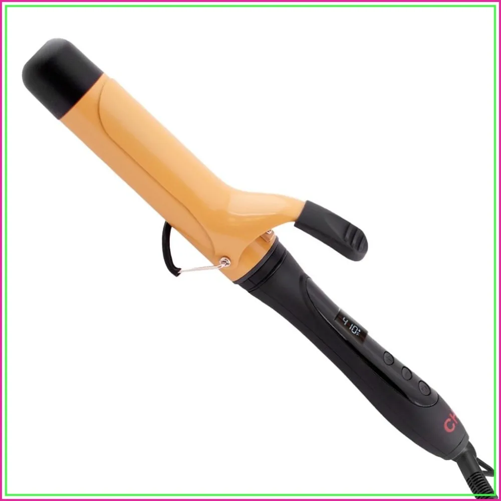 1.5 Inch Ceramic Curling Iron for Long-Lasting Waves, Frizz-Free Styling, Onyx Black