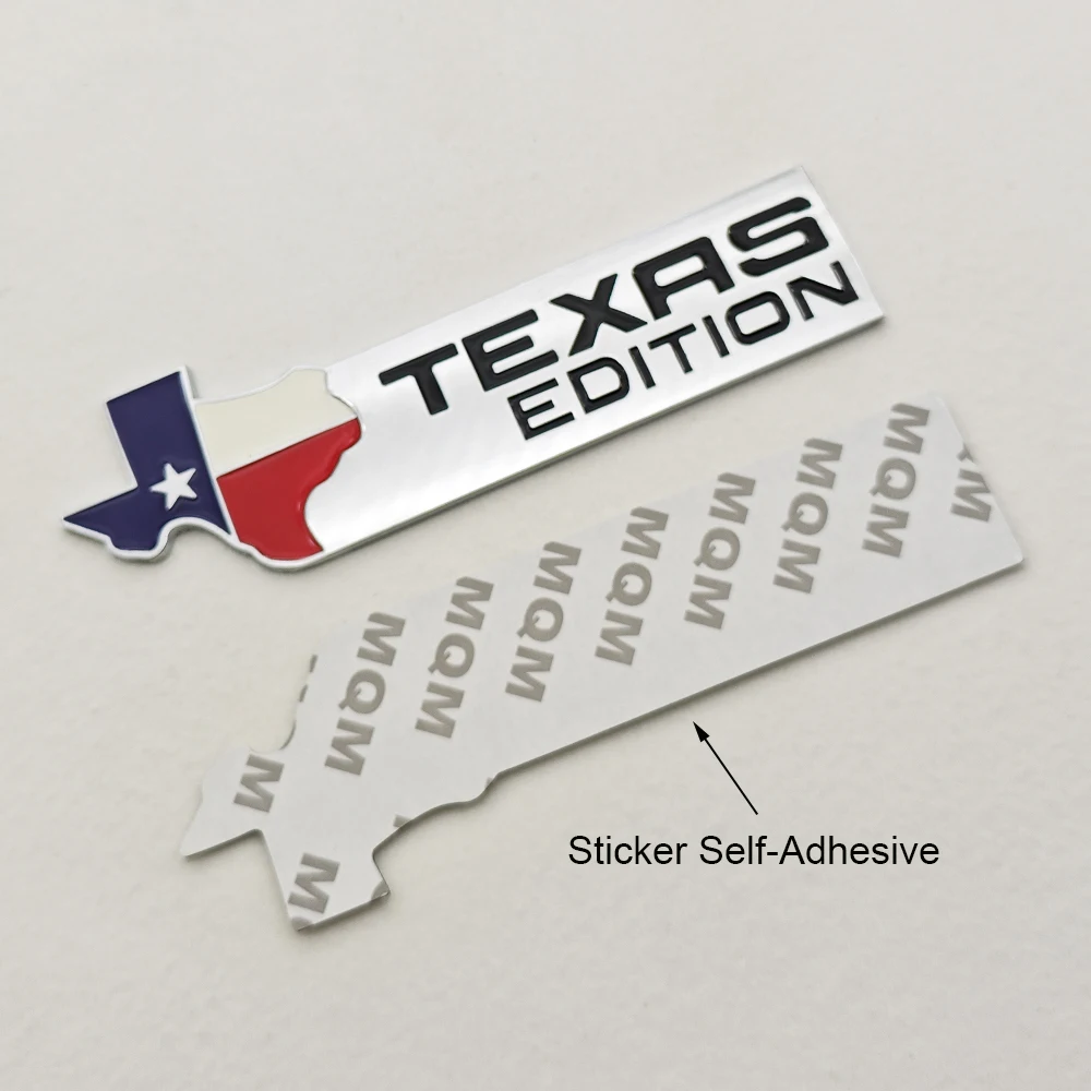 Universal 3D Metal Car Badge TEXAS EDITION Logo Emblem Flag Sticker For Ford Jeep Chevrolet Ram GMC Dodge Motorcycle Accessories