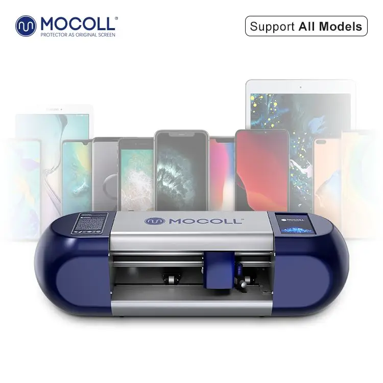 MOCOLL Intelligent Customize Nano Screen Film Back Cover Cutting Machine For Mobile/Watch /Camera/Tablet /Game Machine/Earphone