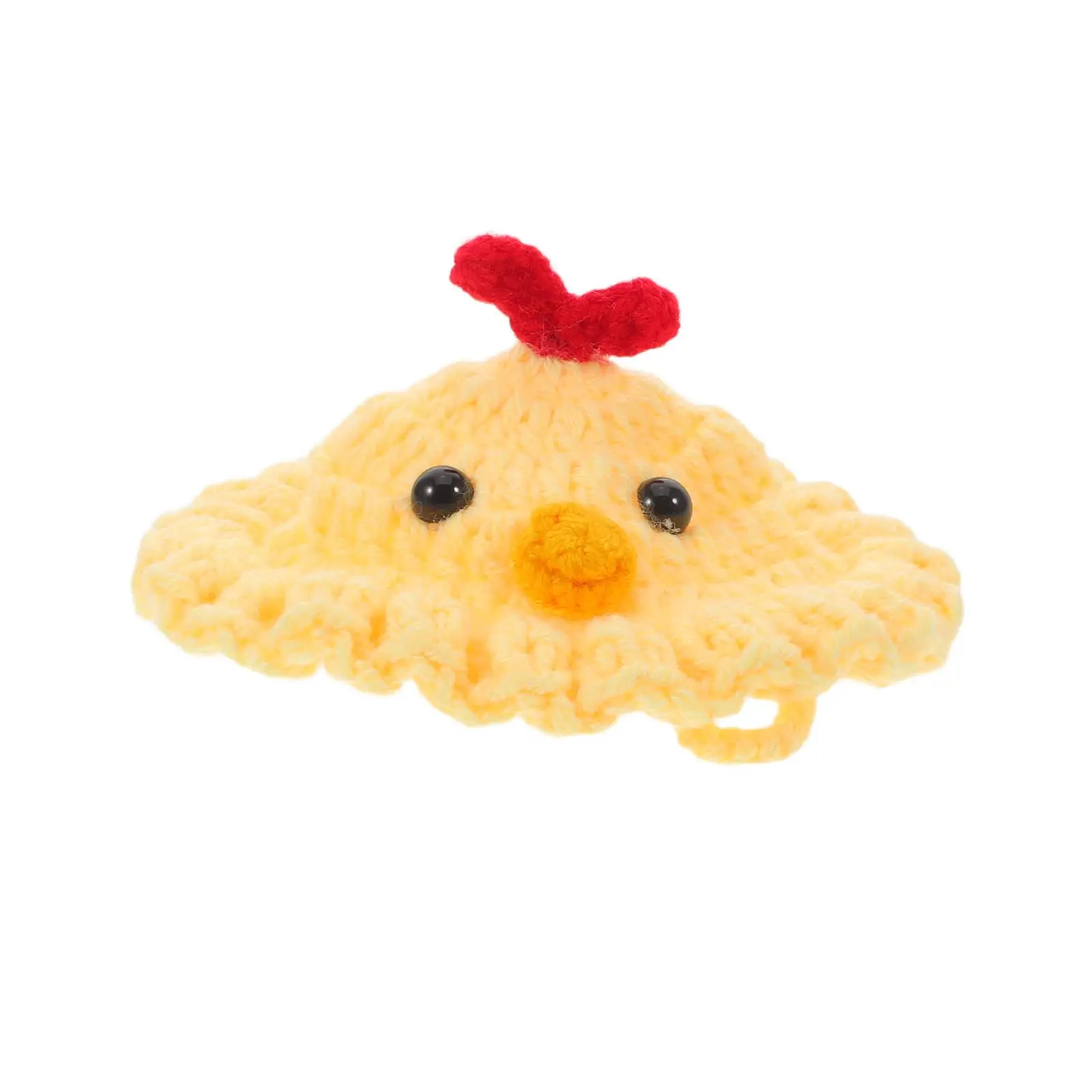 Soft Knitted Mini Bunny Hat for Small Pets - Cute Easter Party Accessory for Hamster Guinea Pig Bearded Dragon Lizard Costume